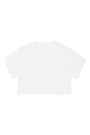 tshirt in cotone bianco MAISON MARGIELA KIDS | M60672MM04IM6102